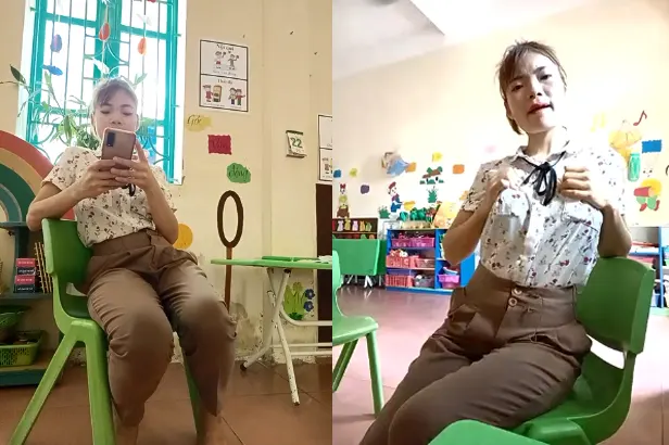 幼兒園老師第五堂課錄製自慰片段